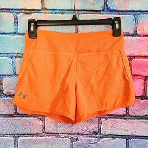 5/$30 EUC Under Armour Bright Orange Workout/Running/Athletic Women's Shorts